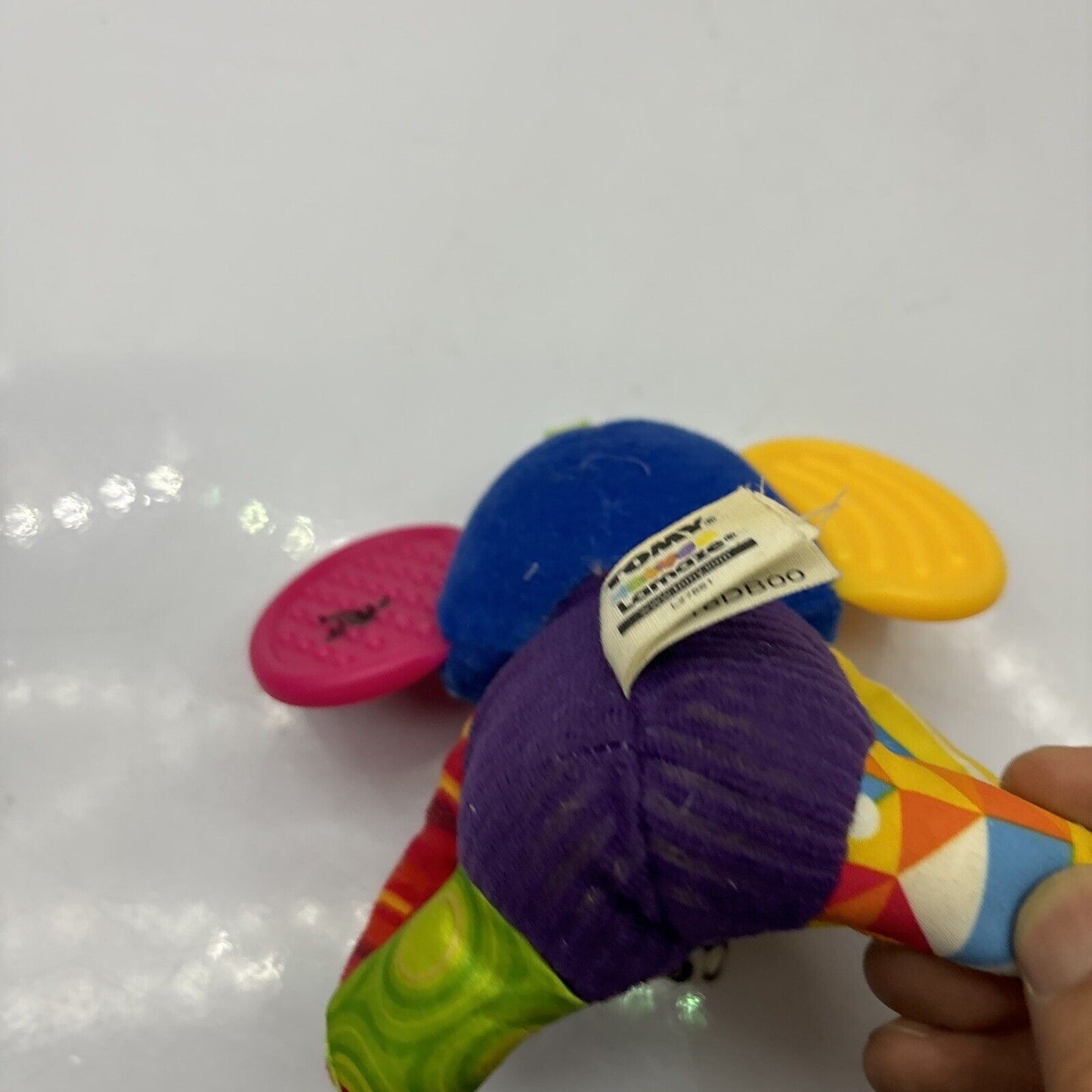 Lamaze Plush Elephant Toy 13cm Tomy Rattles L27651