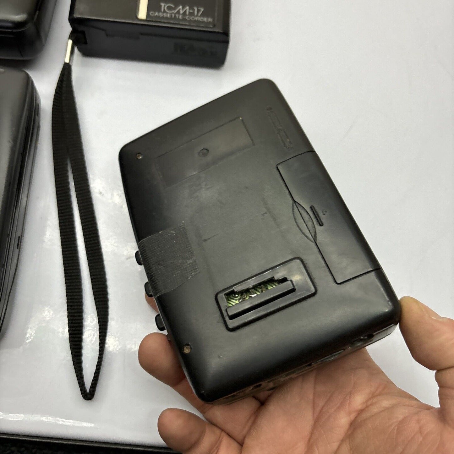 4x Personal Cassette Players: Sony TCM-17, GE 3-5488 *Not Working - For Parts*