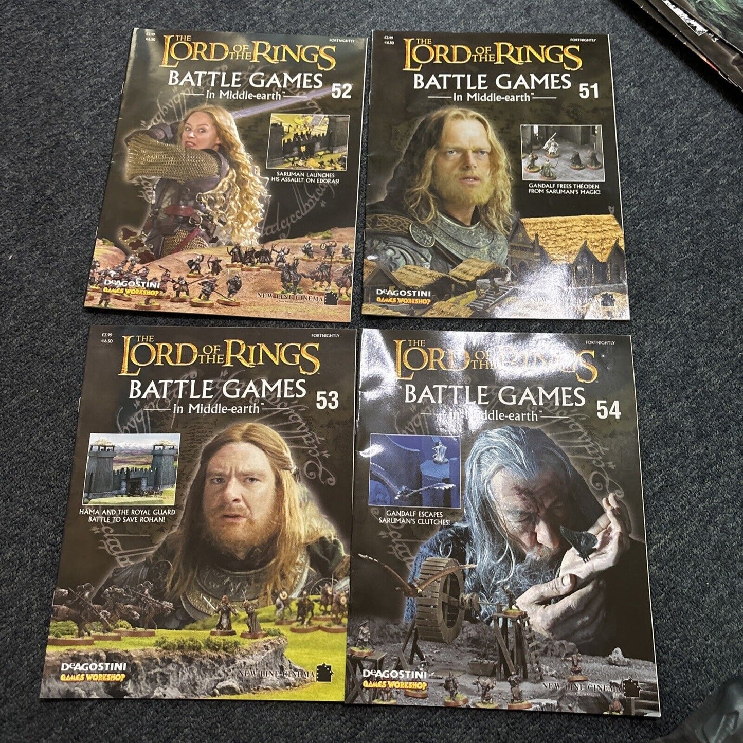 The Lord Of The Rings - Battle Games In Middle Earth Magazines 33 Issues