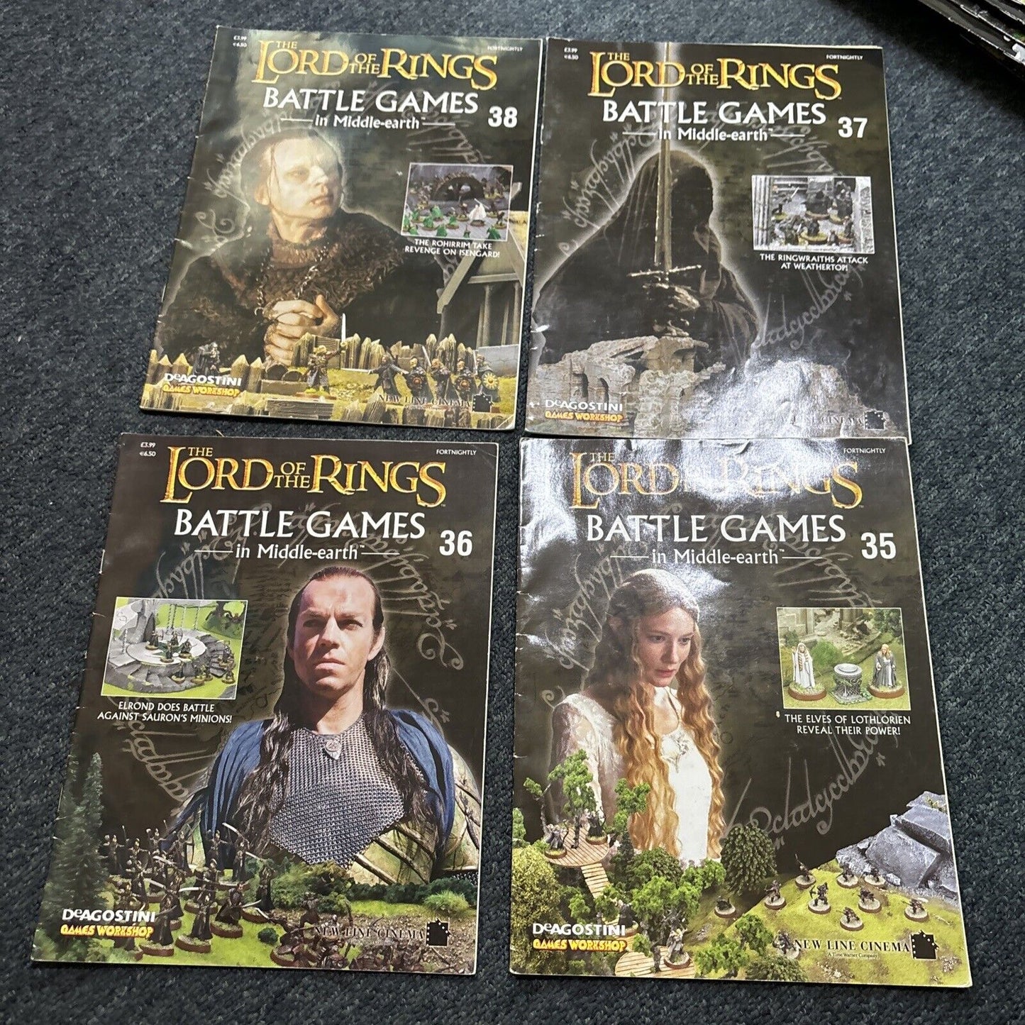 The Lord Of The Rings - Battle Games In Middle Earth Magazines 33 Issues