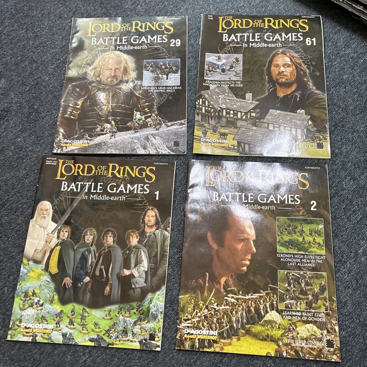 The Lord Of The Rings - Battle Games In Middle Earth Magazines 33 Issues