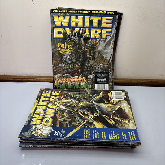 11x White Dwarf Magazines Warhammer Games Workshop