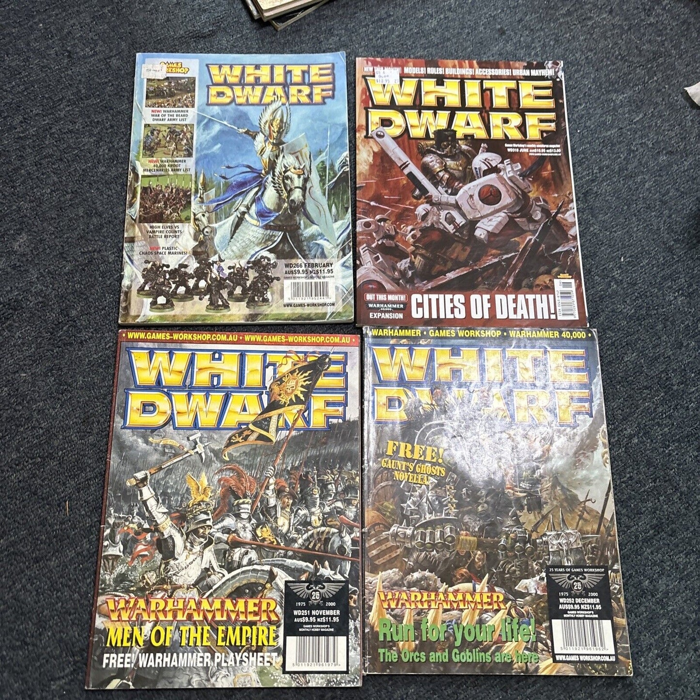 11x White Dwarf Magazines Warhammer Games Workshop