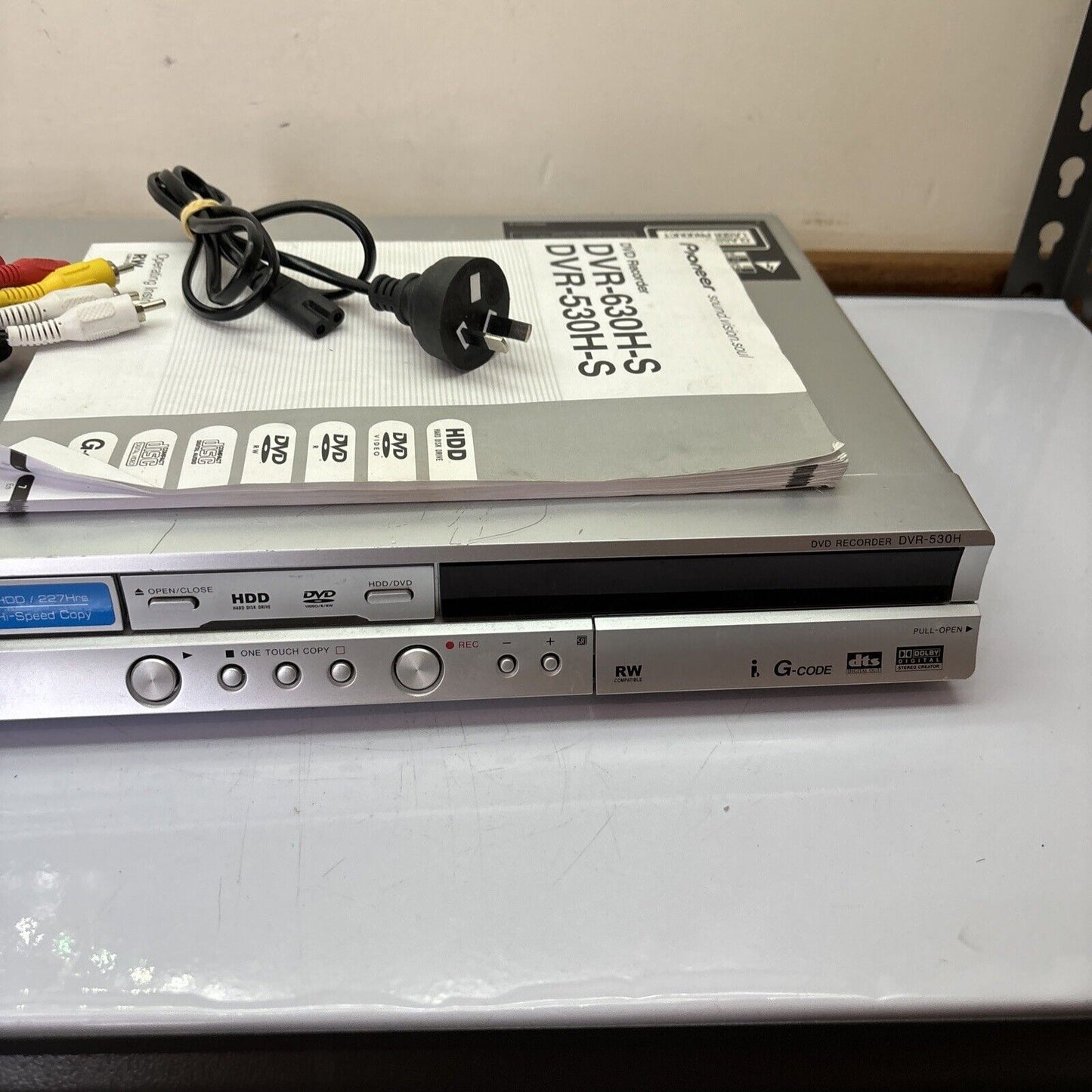 Pioneer DVD Recorder DVR-530H-S 80gb HDD *DVD Not Working*