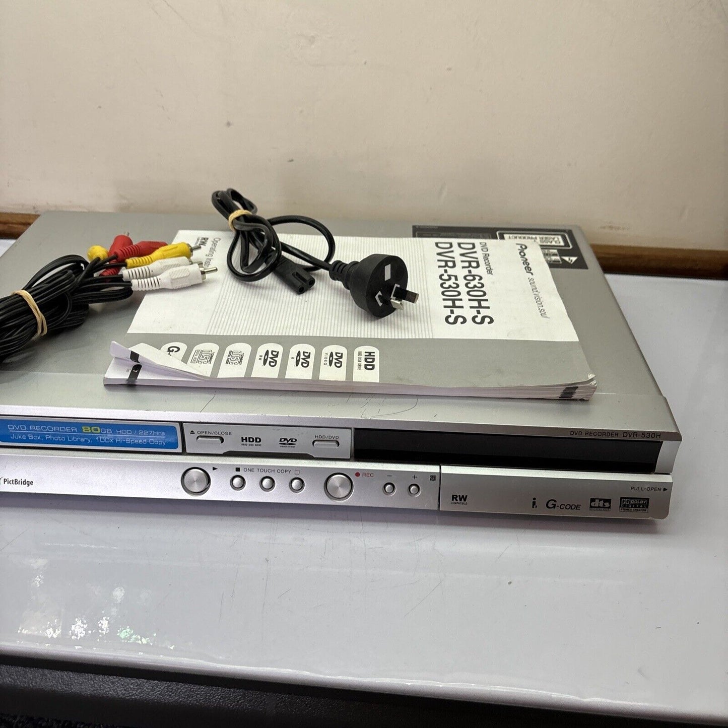 Pioneer DVD Recorder DVR-530H-S 80gb HDD *DVD Not Working*