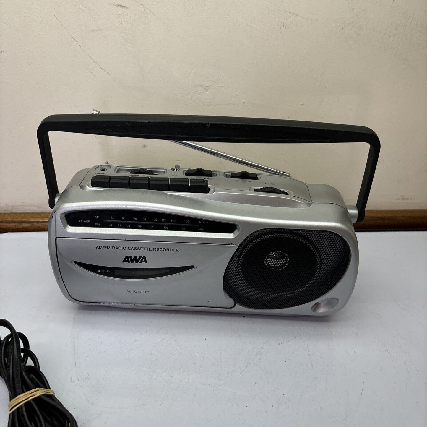 AWA AM/FM Radio Cassette Recorder PCR-222