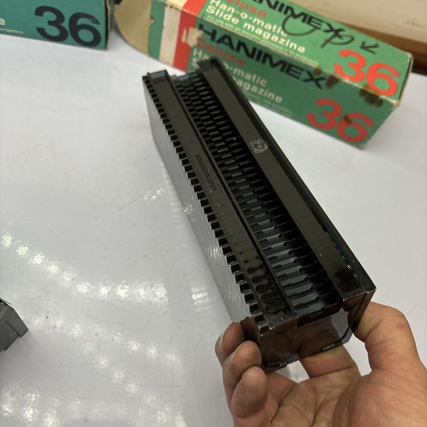 2x Hanimex Standard Han-o-matic Slide Magazine 36