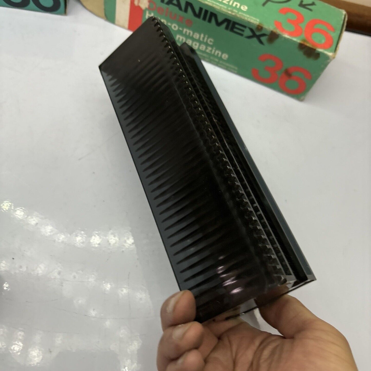 2x Hanimex Standard Han-o-matic Slide Magazine 36