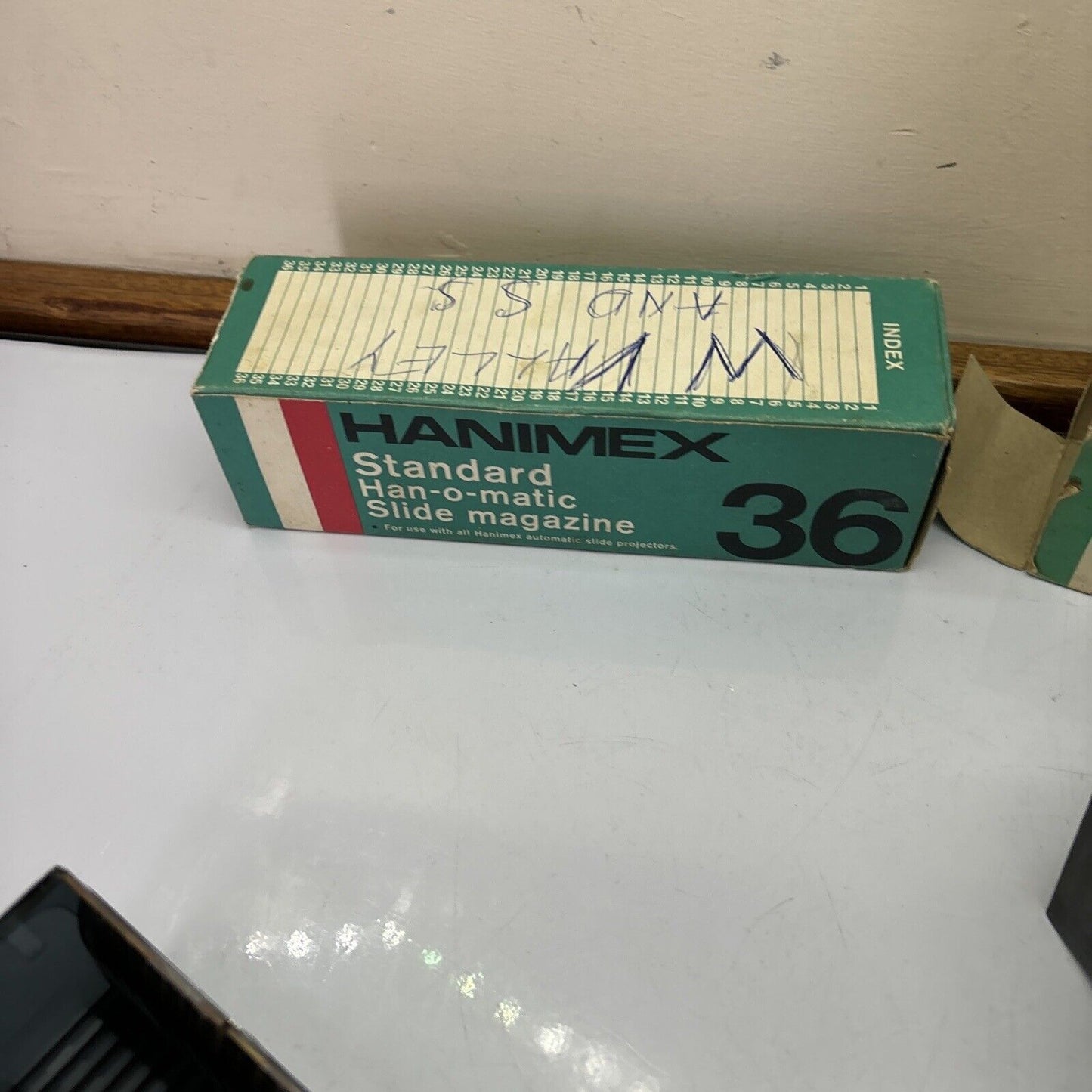 2x Hanimex Standard Han-o-matic Slide Magazine 36