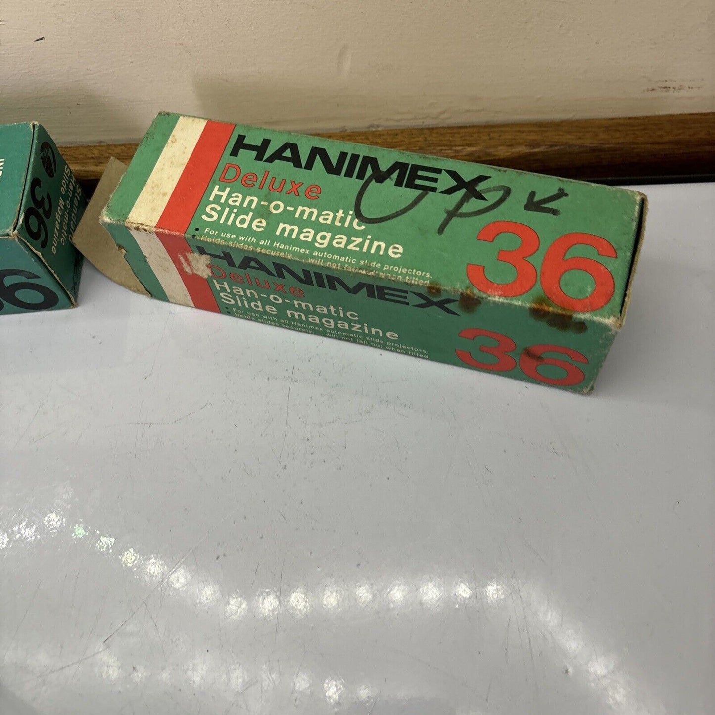 2x Hanimex Standard Han-o-matic Slide Magazine 36