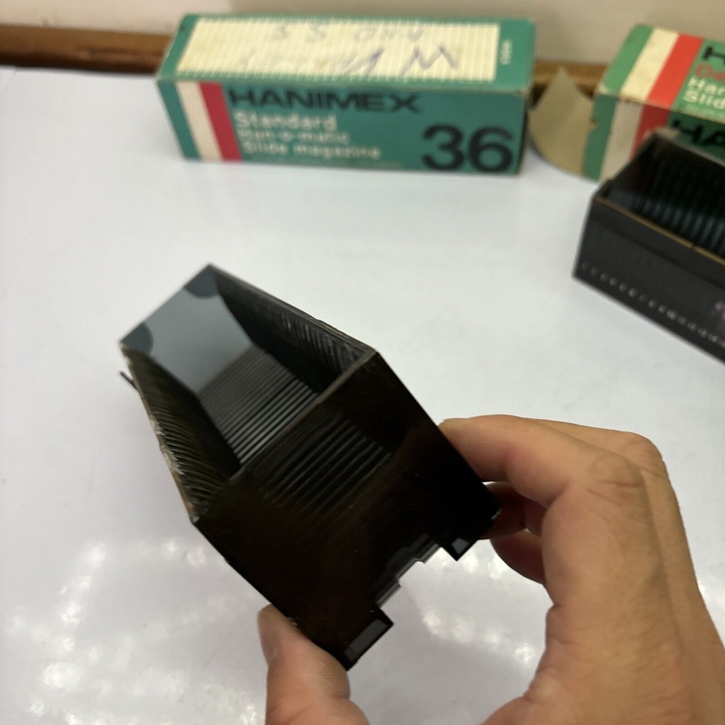 2x Hanimex Standard Han-o-matic Slide Magazine 36