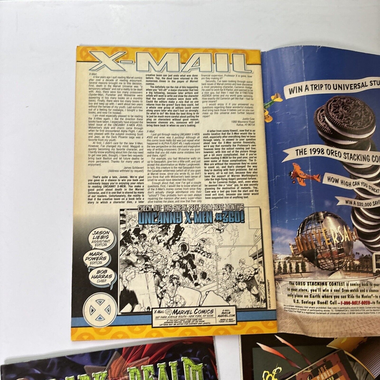 Dark Realm #1, The Uncanny X-men #359, Green Lantern #198, Young Blood Vol 1 #6