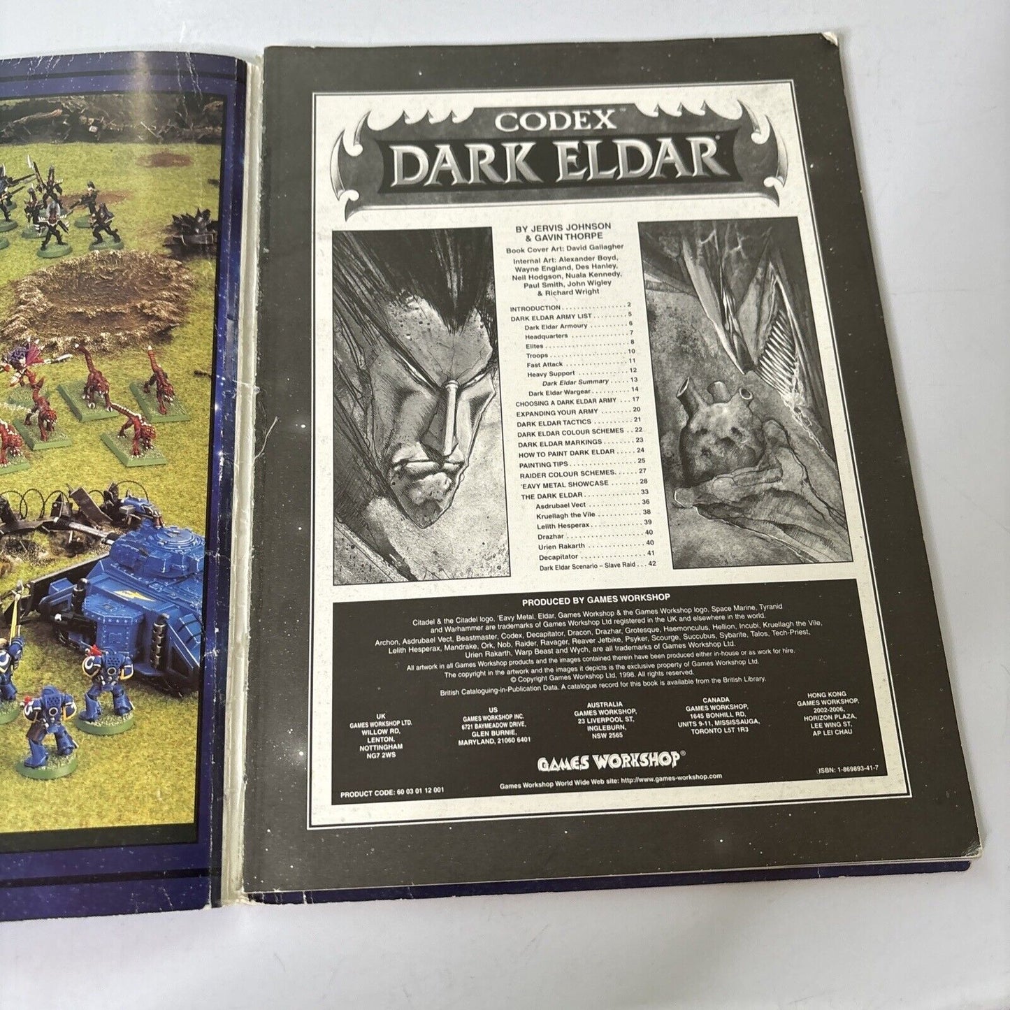 Codex Dark Eldar Warhammer 40,000 Games Workshop