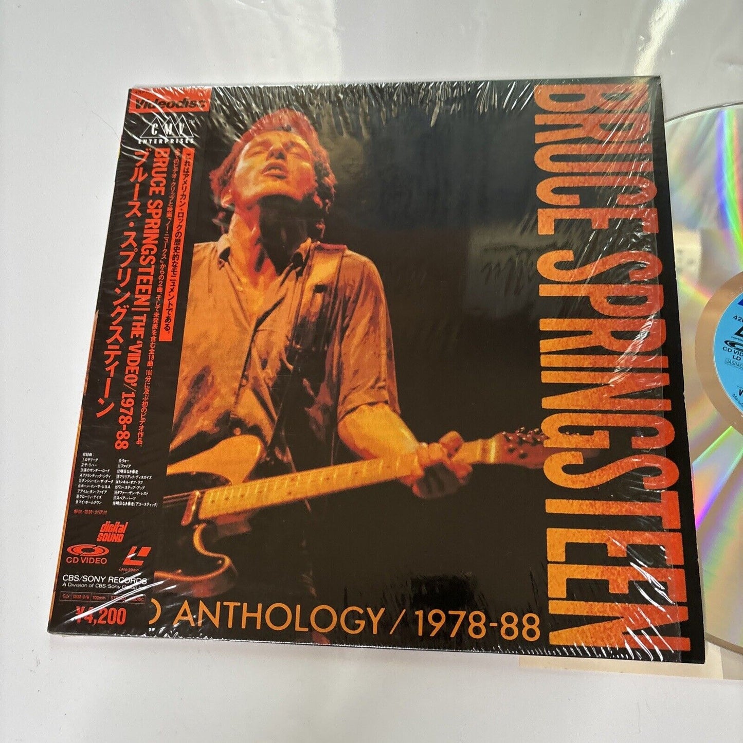 Bruce Springsteen - Video Anthology 1978-88 (Laserdisc, 1988) Obi NTSC 42LP-122