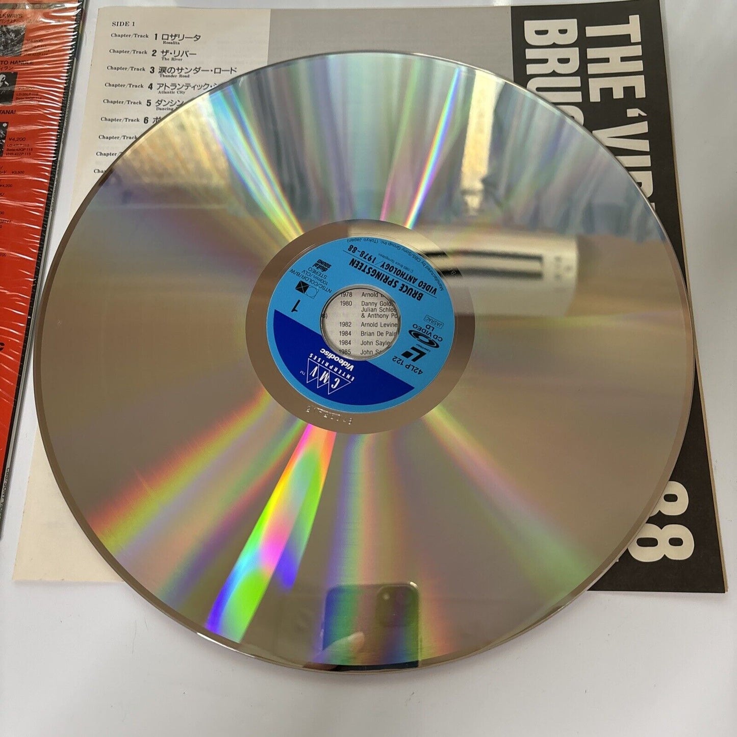 Bruce Springsteen - Video Anthology 1978-88 (Laserdisc, 1988) Obi NTSC 42LP-122