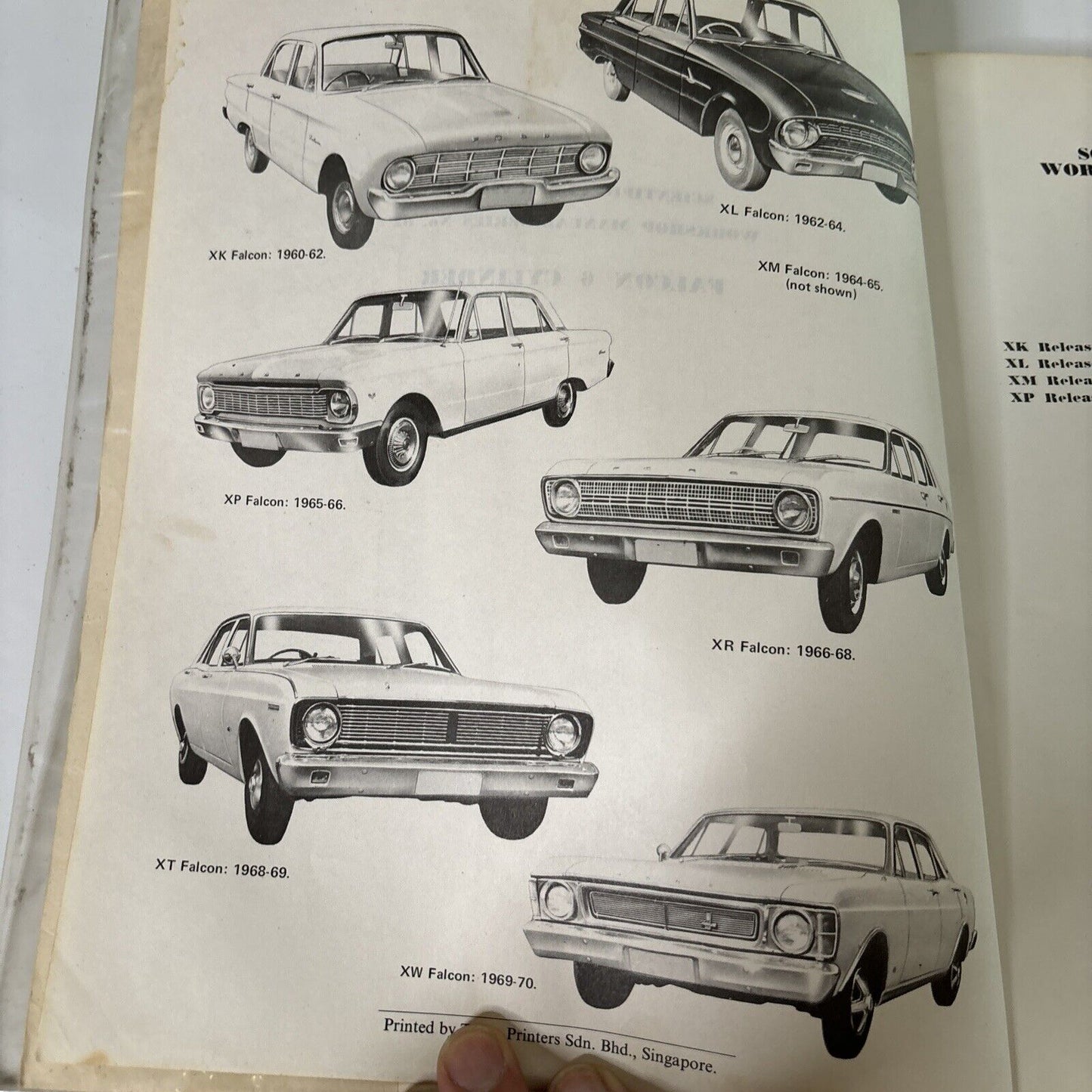 Falcon 6 Cylinder Workshop Manual Series No 62 Scientific Publications