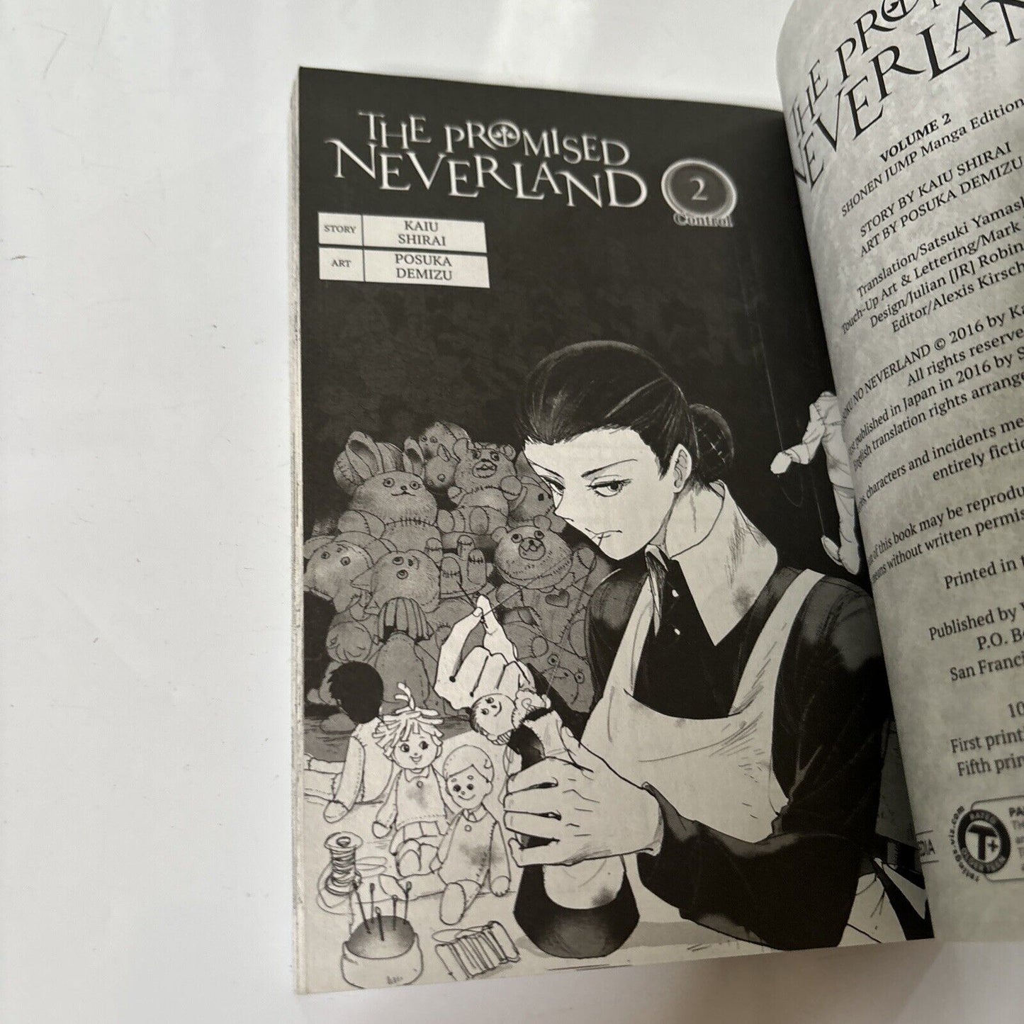 The Promised Neverland - Volume 2 by Kaiu Shirai (Paperback, 2018) Manga