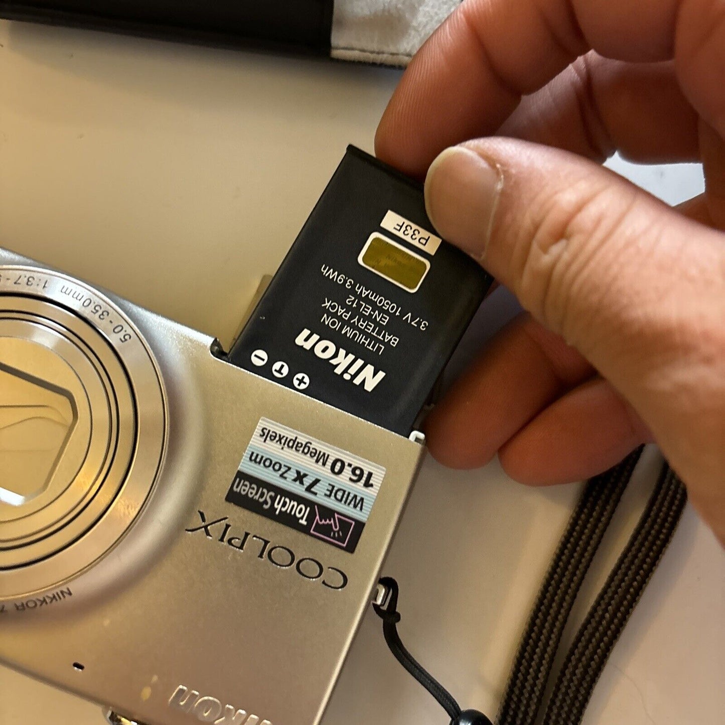 Nikon Coolpix S6150 Digital Camera Touch Screen 16MP