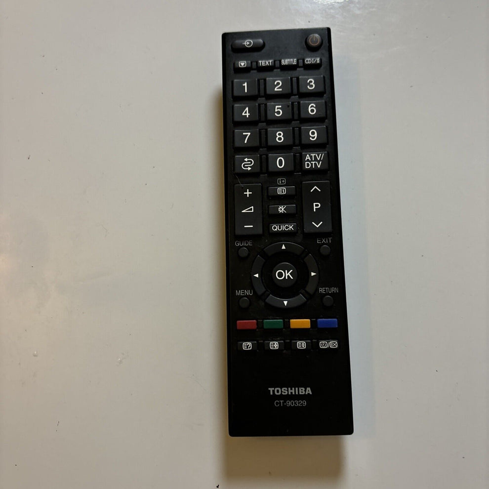 Genuine Toshiba CT-90329 Remote Control *Missing Battery Lid* – Retro Unit