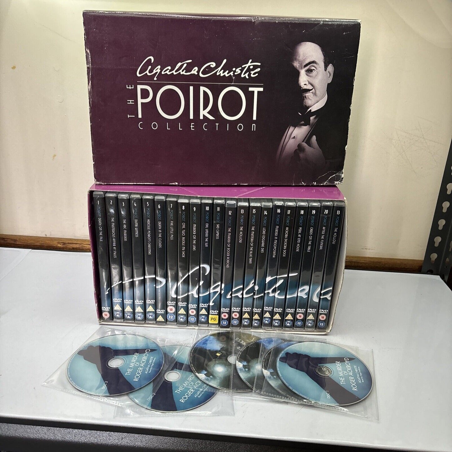 Agatha Christie: The Poirot Collection - Vol 1-20 (DVD, 20-Disc) All Regions