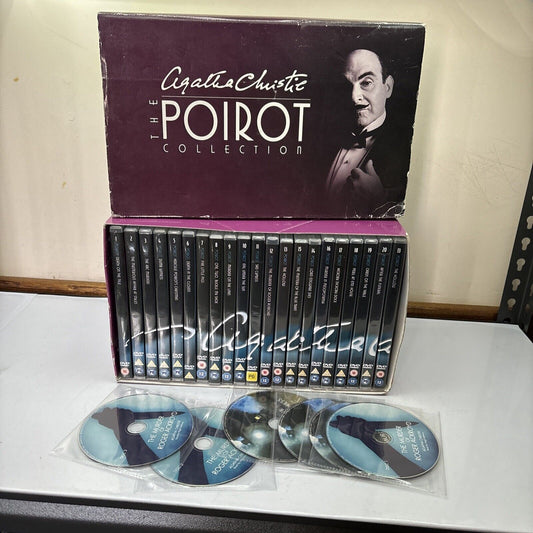 Agatha Christie: The Poirot Collection - Vol 1-20 (DVD, 20-Disc) All Regions