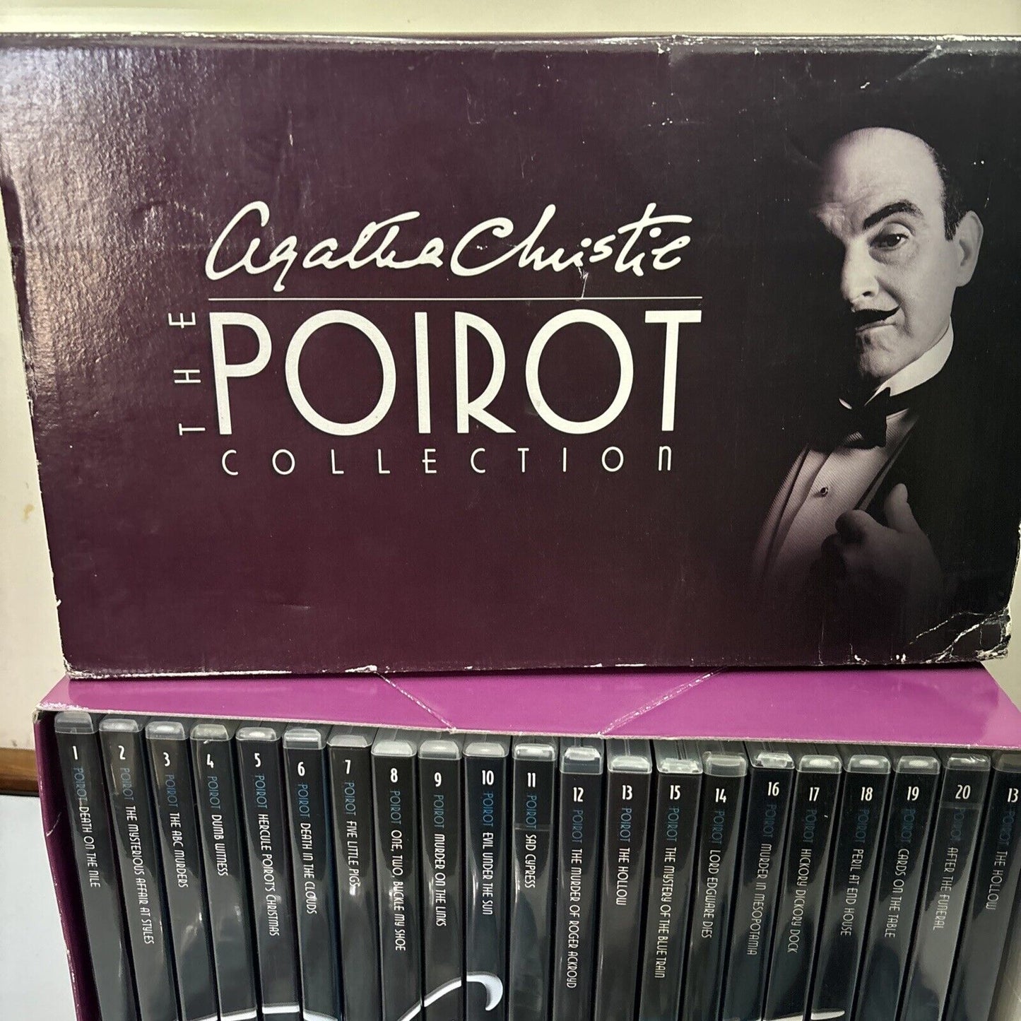 Agatha Christie: The Poirot Collection - Vol 1-20 (DVD, 20-Disc) All Regions