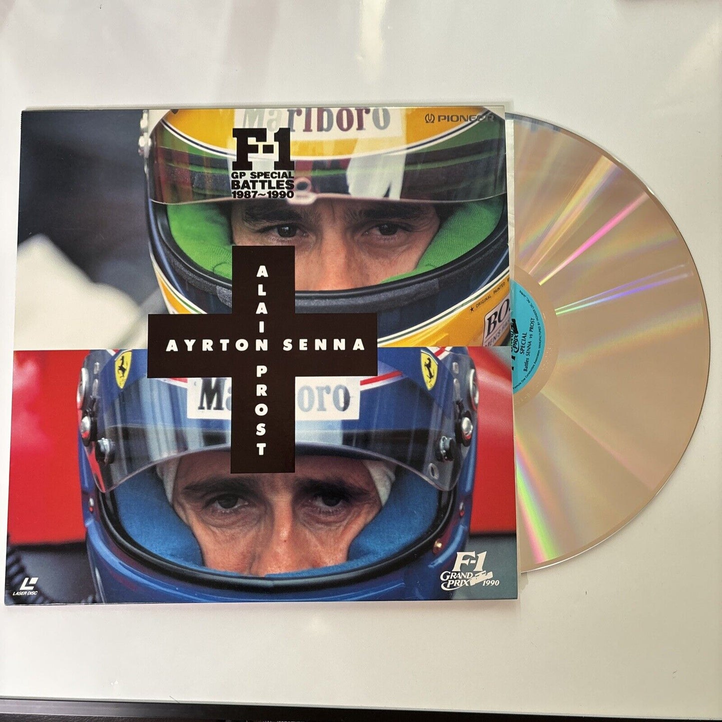 F1 GP Special Battles 1987-1990 Ayrton Senna (Laserdisc, 1990) Japan Pilw-1026
