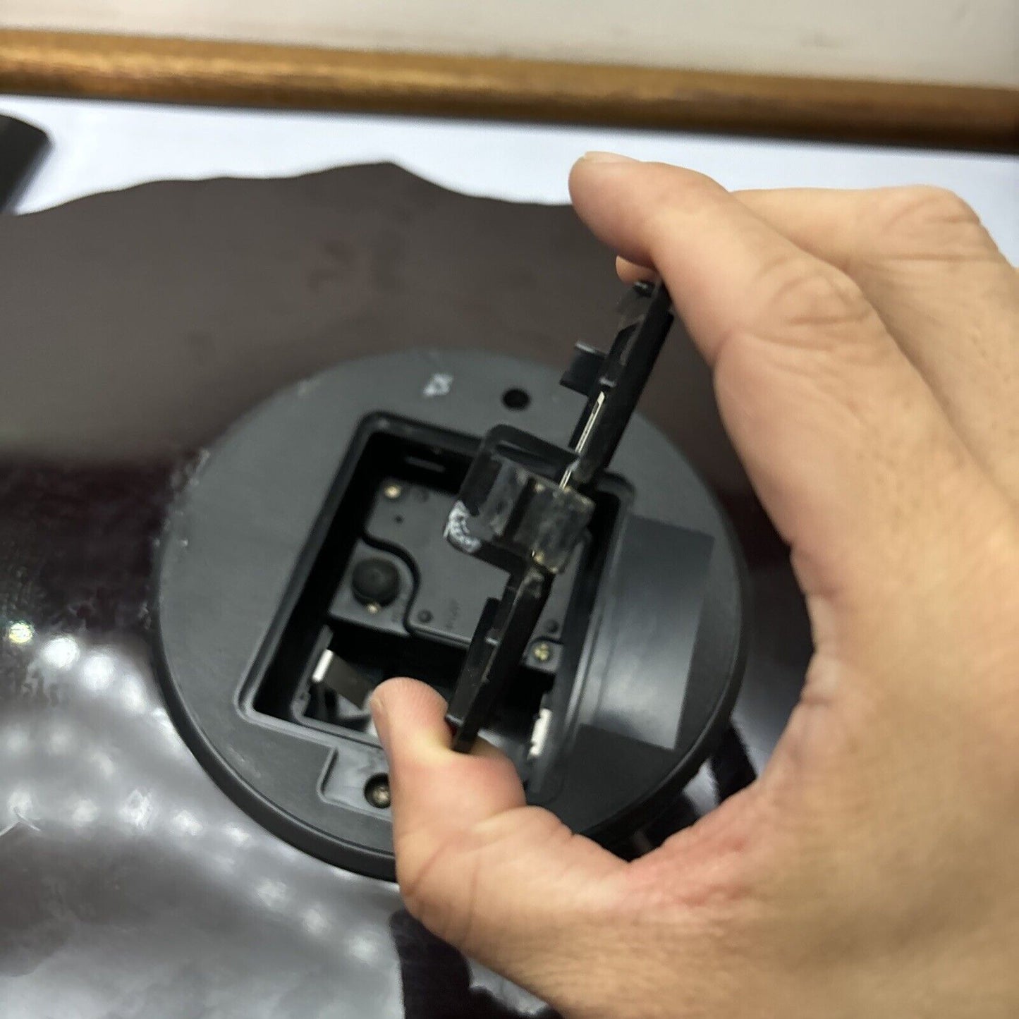 Citizen Wood Table Clock 8RG322 Made In Japan 1989