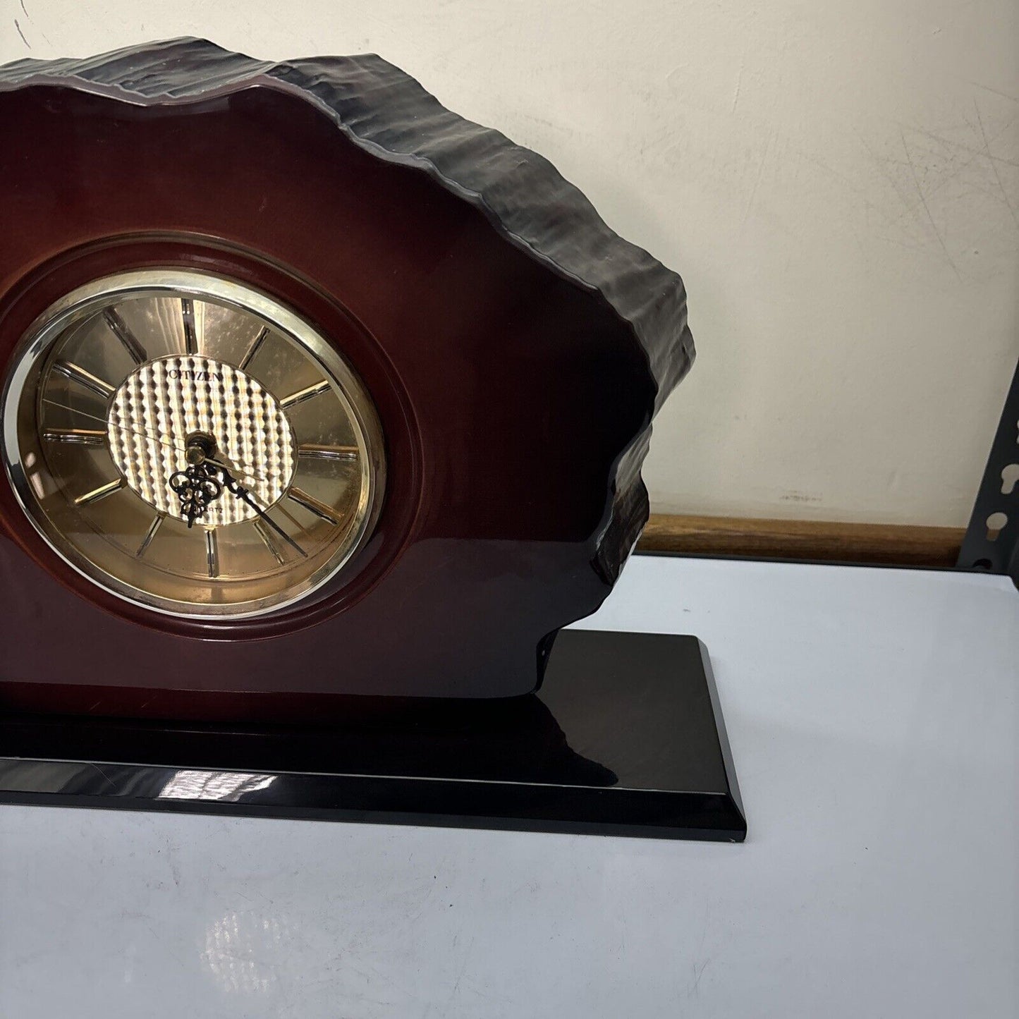 Citizen Wood Table Clock 8RG322 Made In Japan 1989