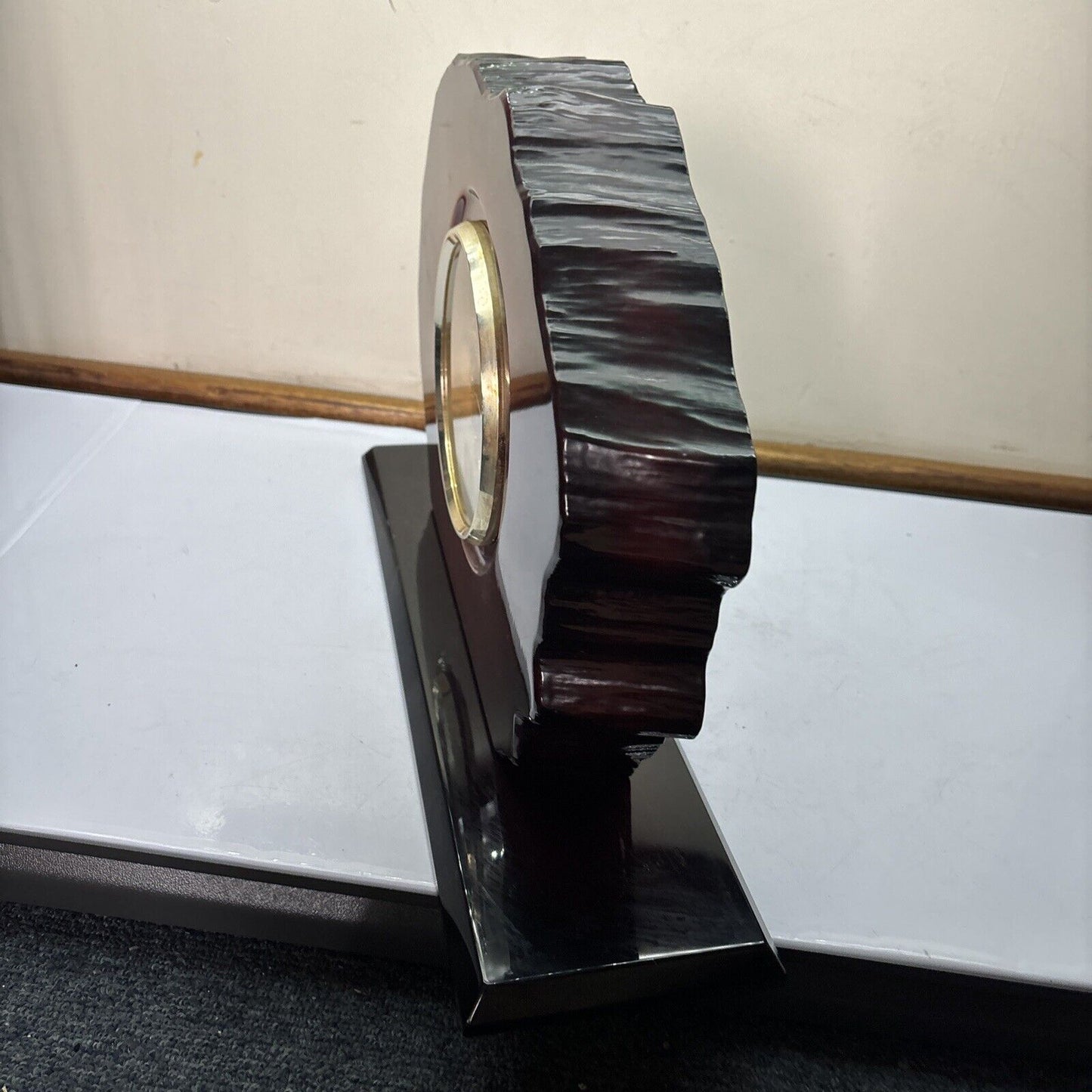 Citizen Wood Table Clock 8RG322 Made In Japan 1989