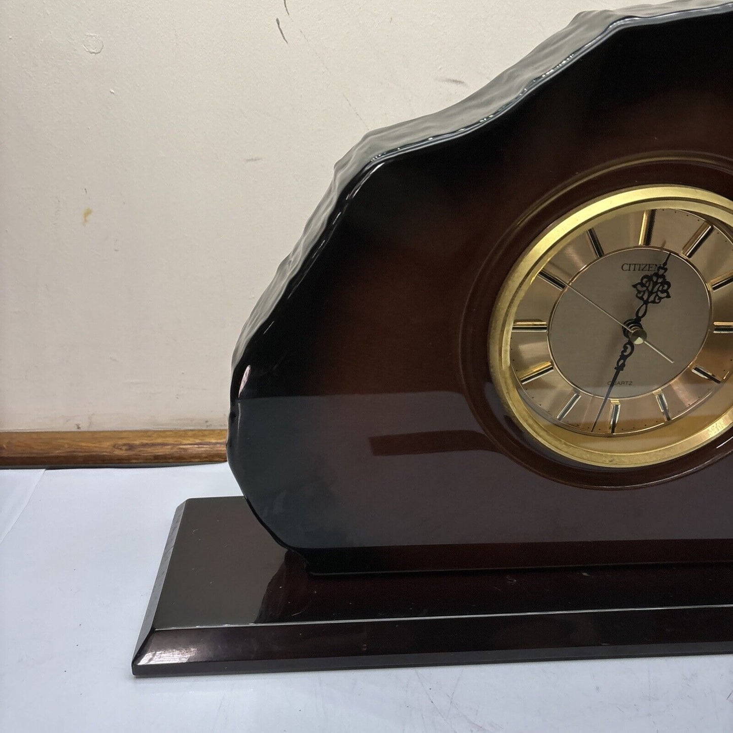 Citizen Wood Table Clock RRG956 H3185N Made In Japan