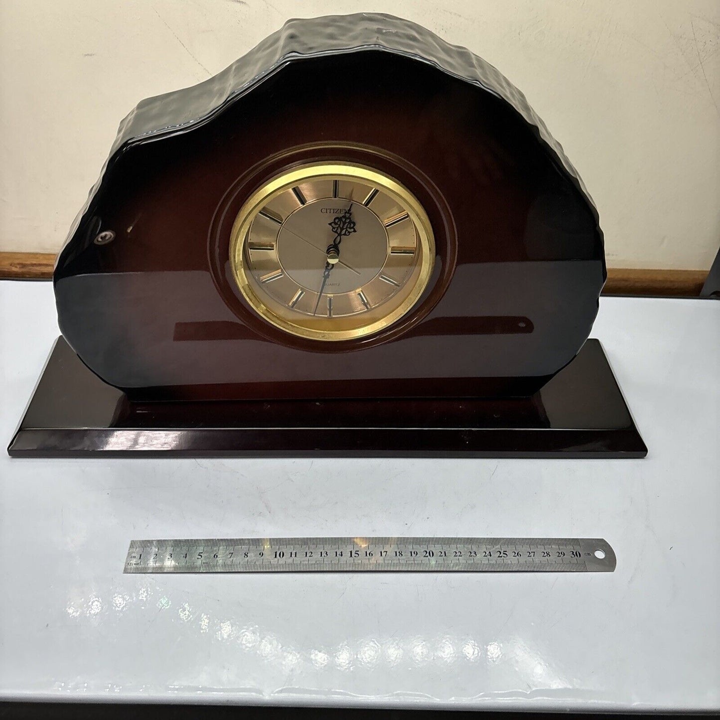 Citizen Wood Table Clock RRG956 H3185N Made In Japan