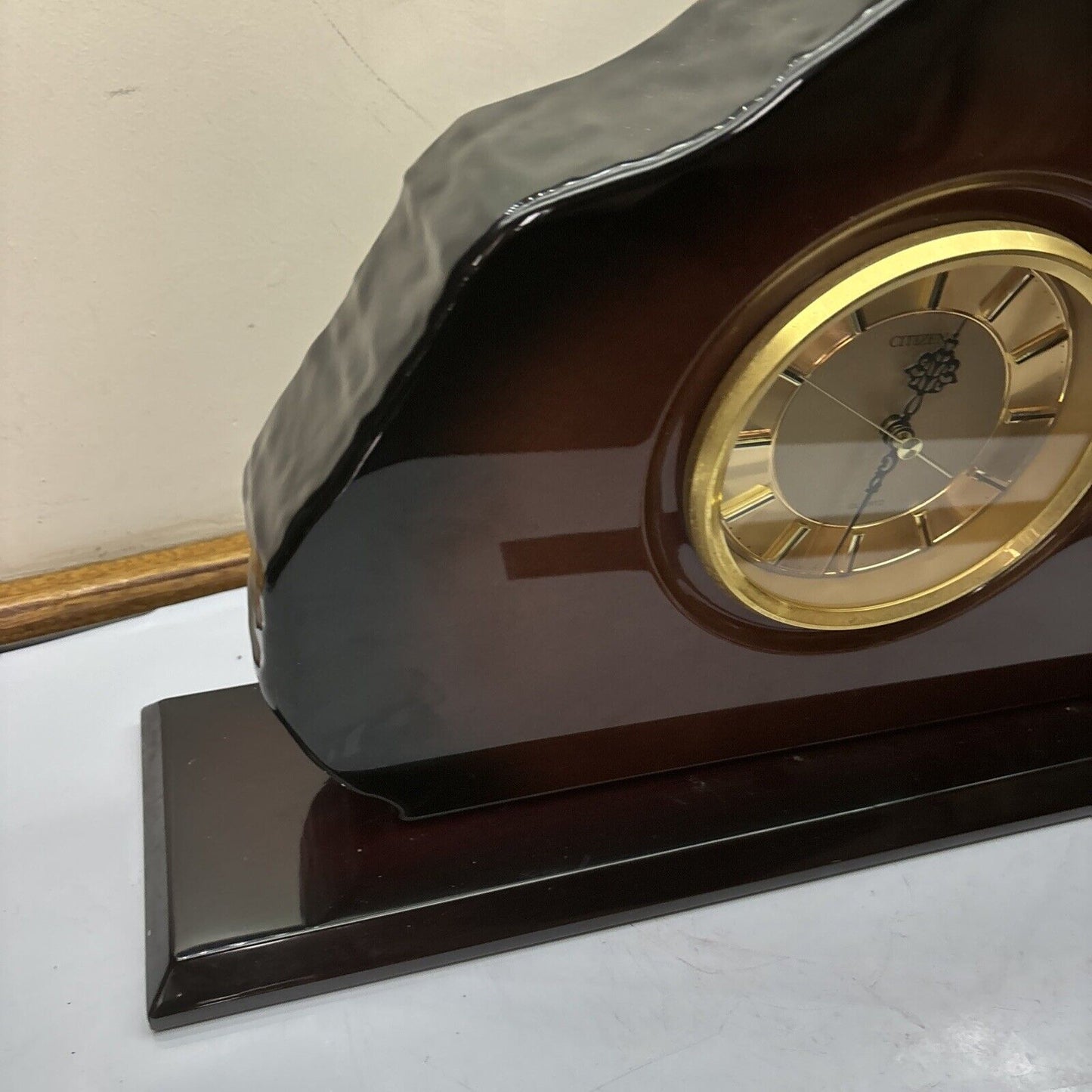 Citizen Wood Table Clock RRG956 H3185N Made In Japan