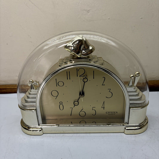 Citizen Quartz Table Clock Made In Japan 4RG478 Cupid Romantic