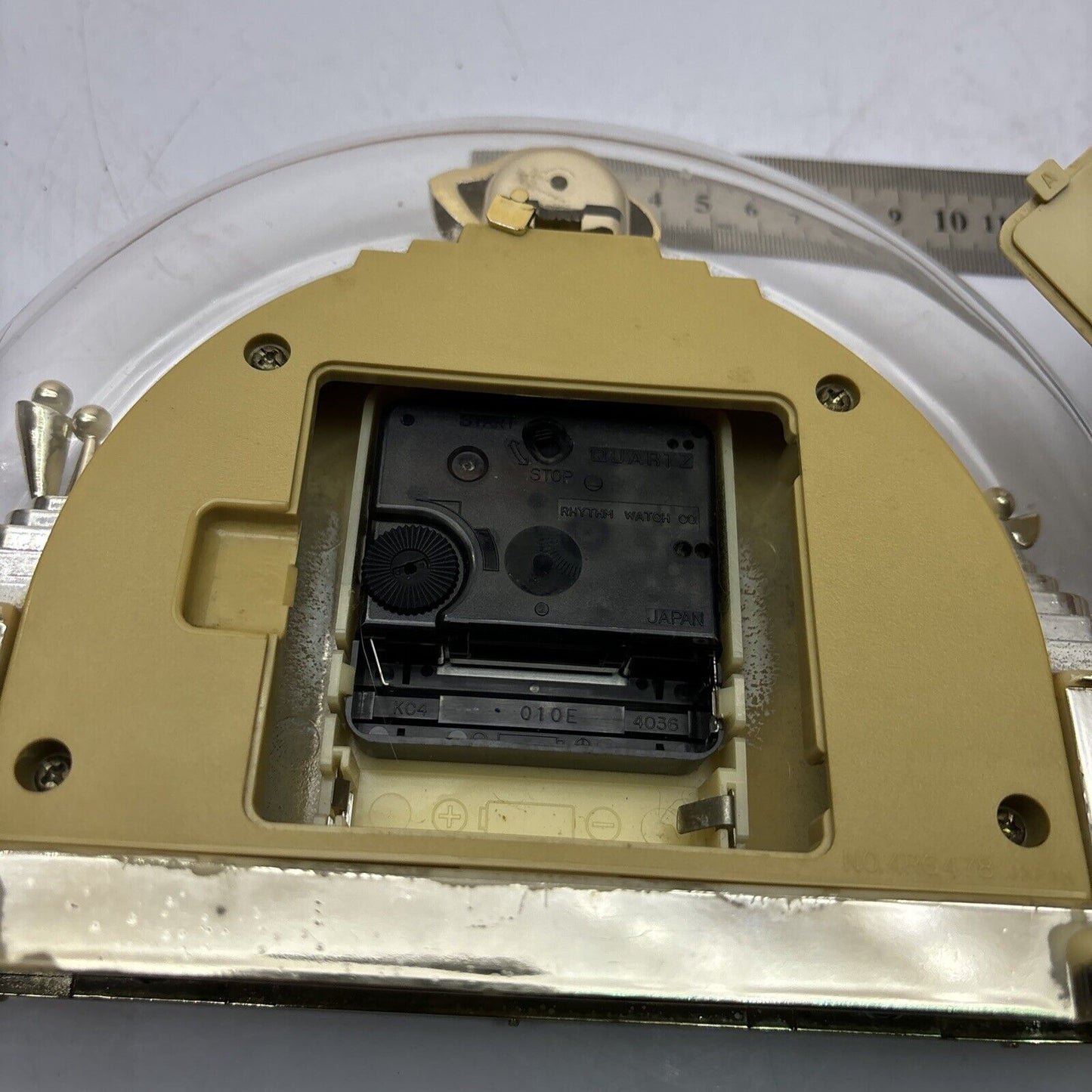 Citizen Quartz Table Clock Made In Japan 4RG478 Cupid Romantic