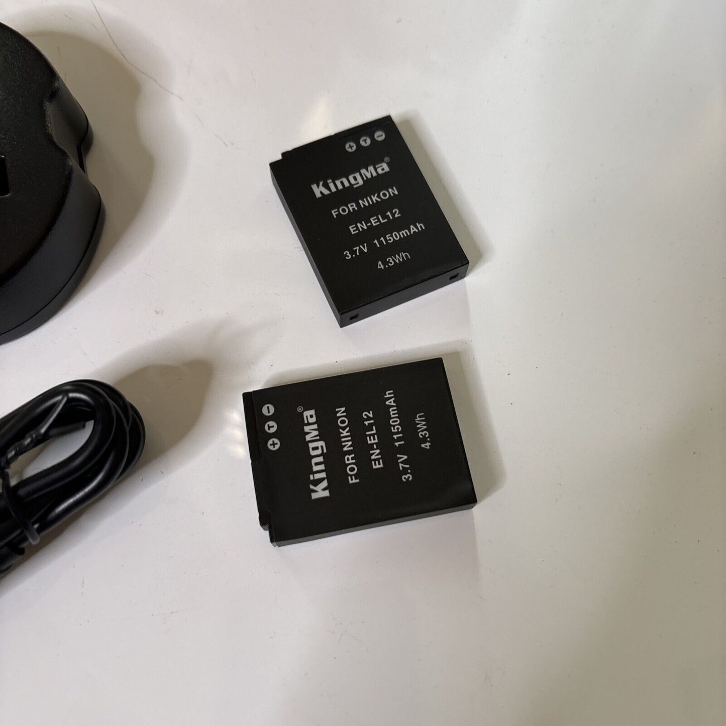 Camera Dual Charger & 2 Battery For Nikon EN-EL12 Coolpix S8200 S8100 S8000 S620