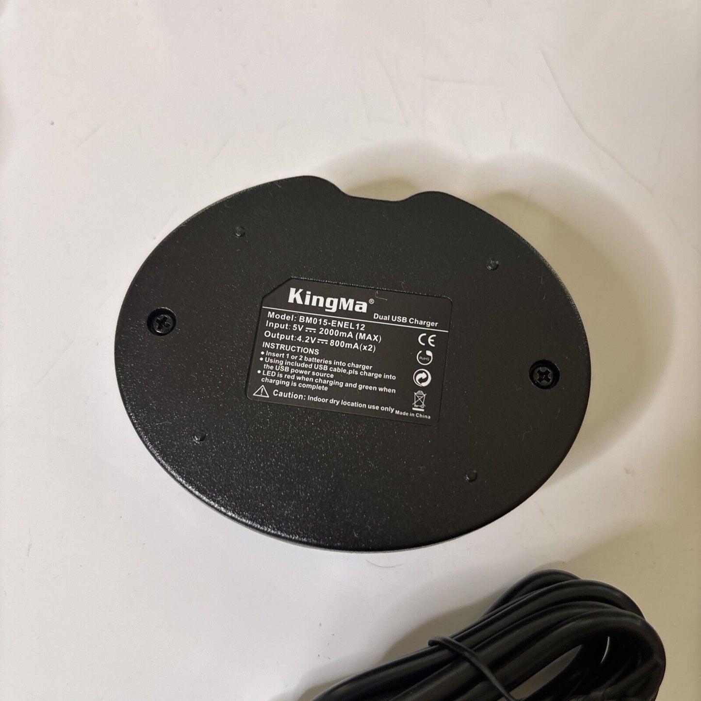 Camera Dual Charger & 2 Battery For Nikon EN-EL12 Coolpix S8200 S8100 S8000 S620