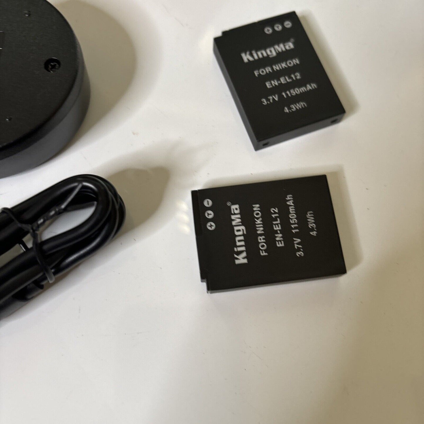 Camera Dual Charger & 2 Battery For Nikon EN-EL12 Coolpix S8200 S8100 S8000 S620