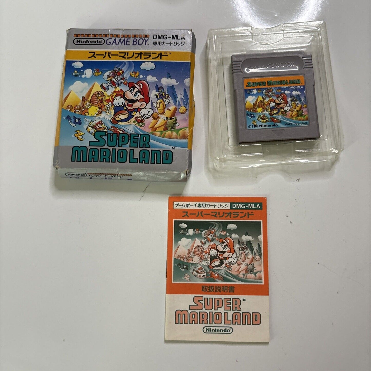 Super Mario Land (Nintendo Game Boy, 1989) Japanese Version DMG-MLA Complete