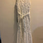 White Evening Gown Bridesmaid Dresses Prom Formal Party Ball Gowns Size 10