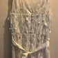 White Evening Gown Bridesmaid Dresses Prom Formal Party Ball Gowns Size 10