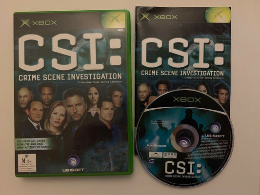 CSI: Crime Scene Investigation - Microsoft XBOX PAL Version Complete With Manual