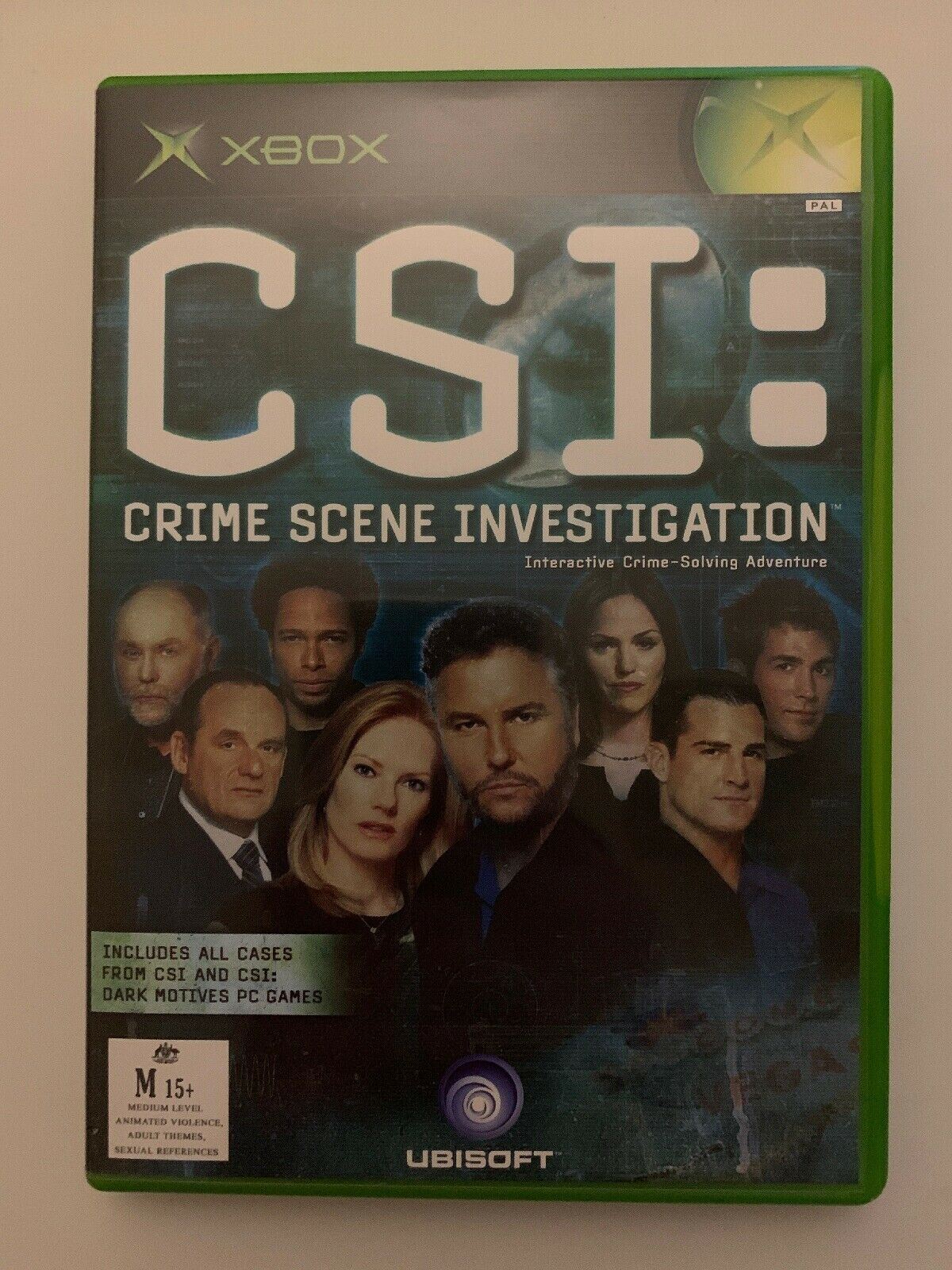 CSI: Crime Scene Investigation - Microsoft XBOX PAL Version Complete With Manual