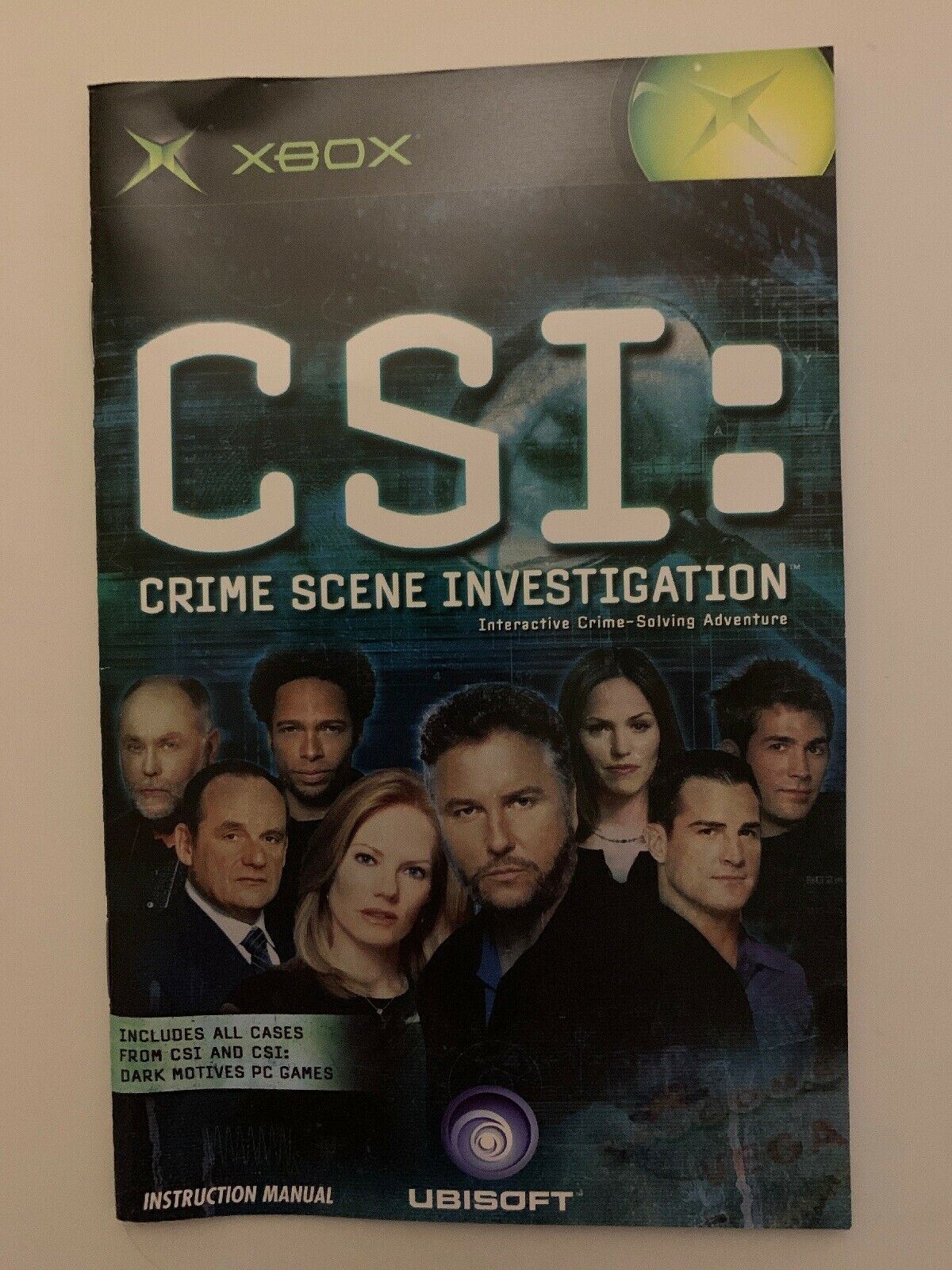 CSI: Crime Scene Investigation - Microsoft XBOX PAL Version Complete With Manual