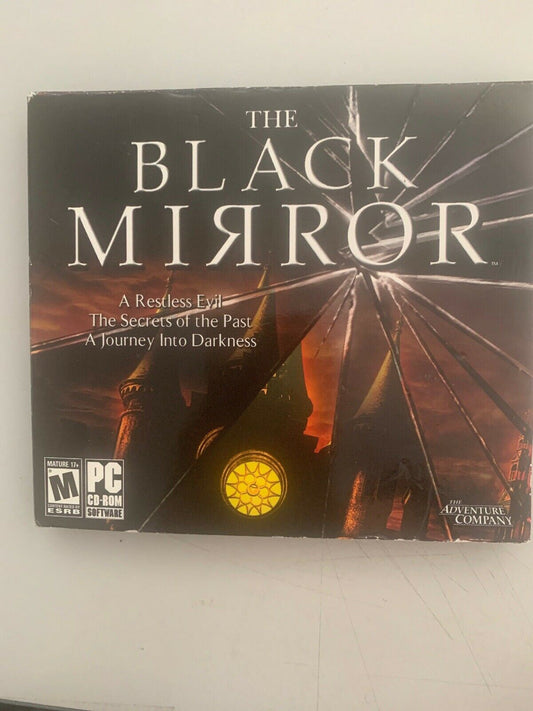 The Black Mirror 2003 PC CD-ROM with Manual Vintage Windows 85 98 XP Game