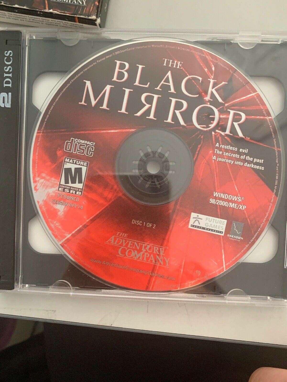 The Black Mirror 2003 PC CD-ROM with Manual Vintage Windows 85 98 XP Game