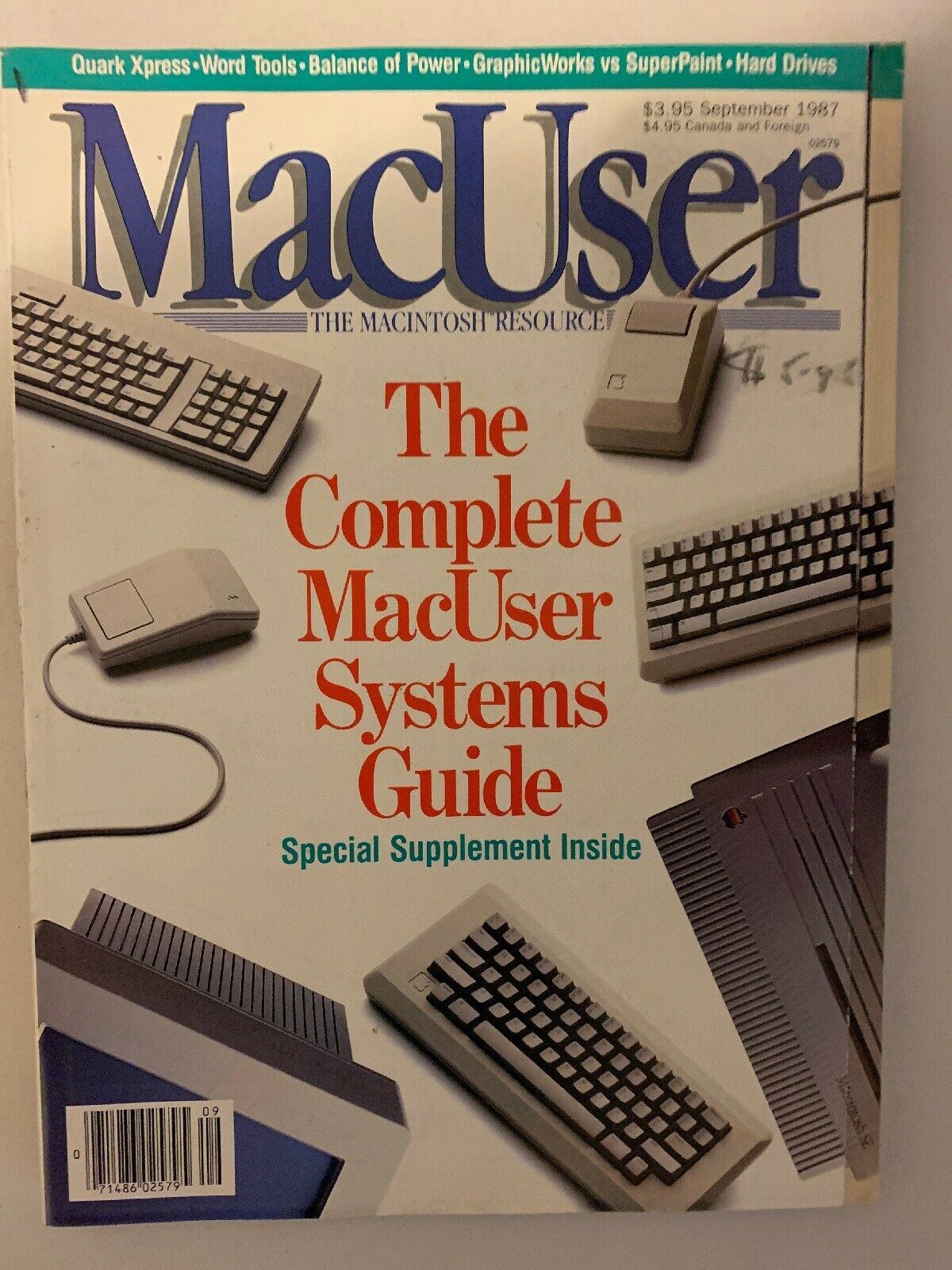 MacUser The Macintosh Resource September 1987 The Complete MacUser Systems Guide