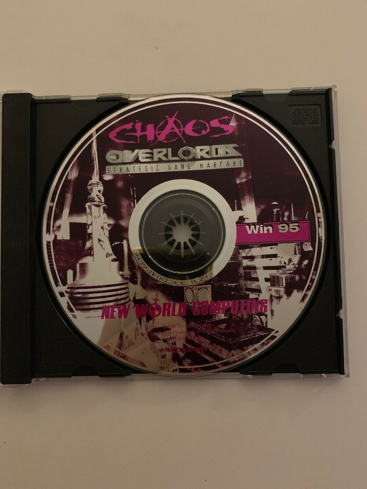 Chaos Overlord: Strategic Gang Warfare PC 1996 CD-ROM WinXP Win95