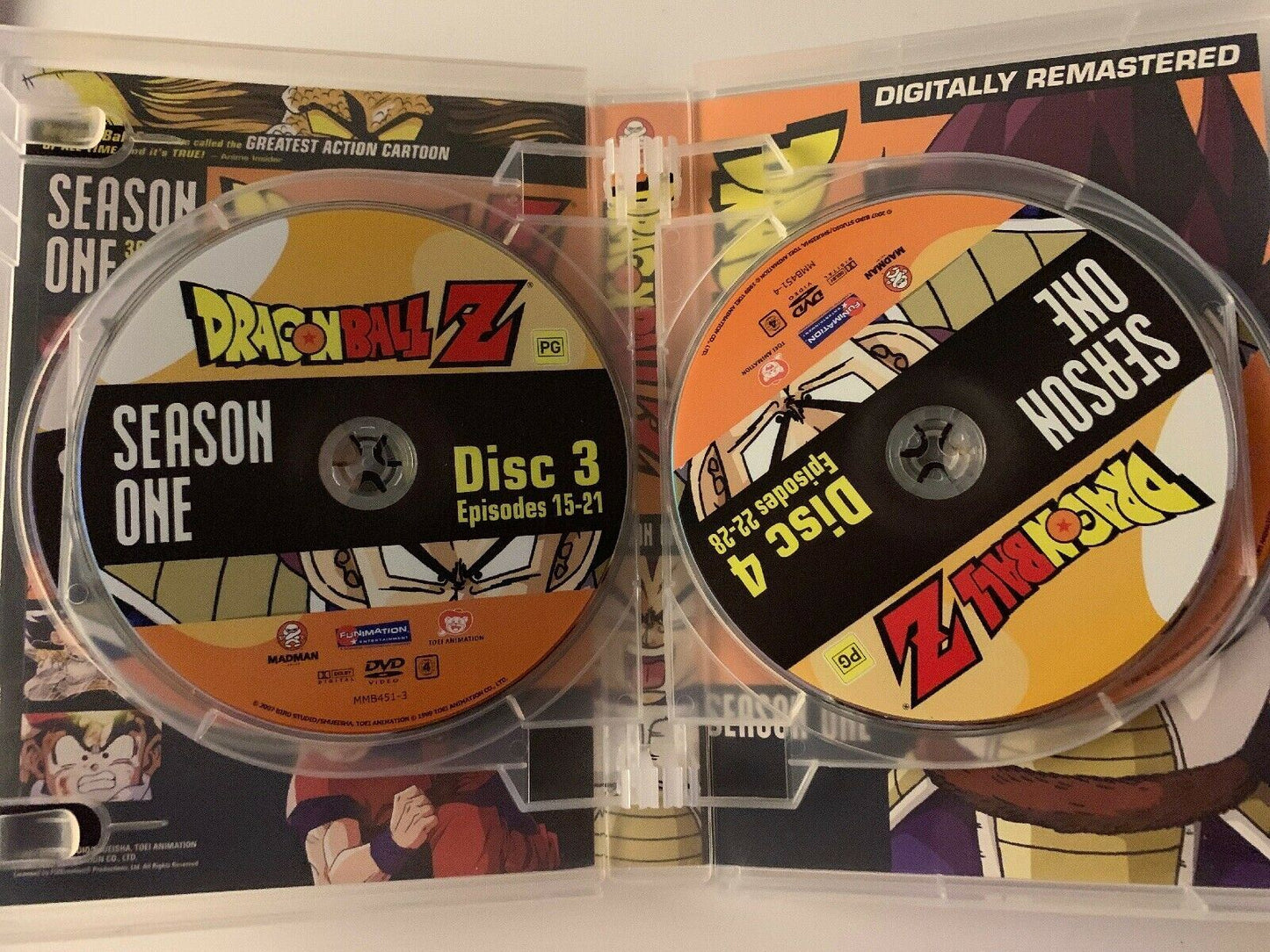 Dragon Ball Z : Season 1 (DVD, 2007, 6-Disc Set) Digitally Remastered w Booklet