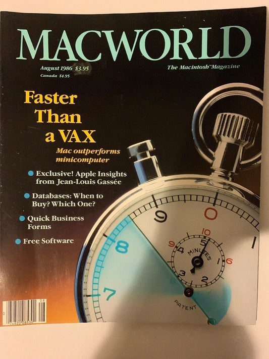 Macworld August 1986 The Macintosh Magazine Faster Than A Vax